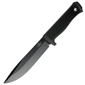 Fallkniven A1 Fixed Blade w/Kraton Handle Black Blade