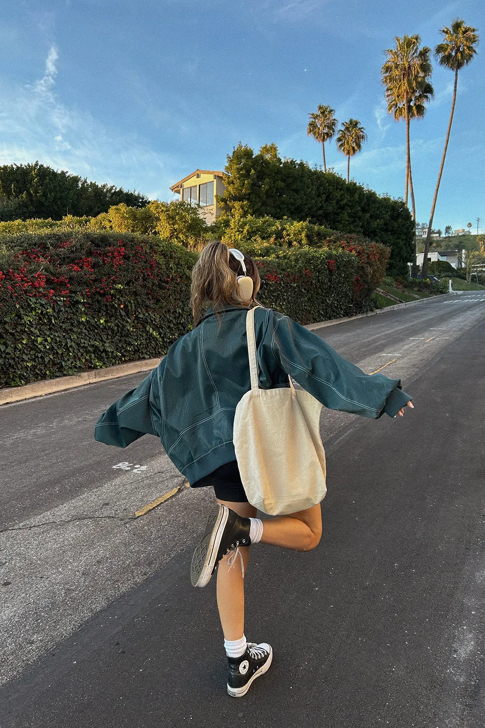 Faux Leather Moto Jacket