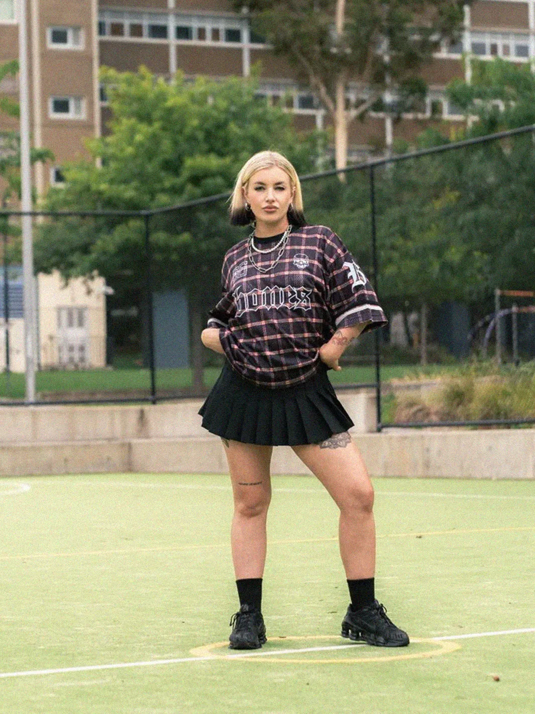 FC CHECK JERSEY - MESH BLACK