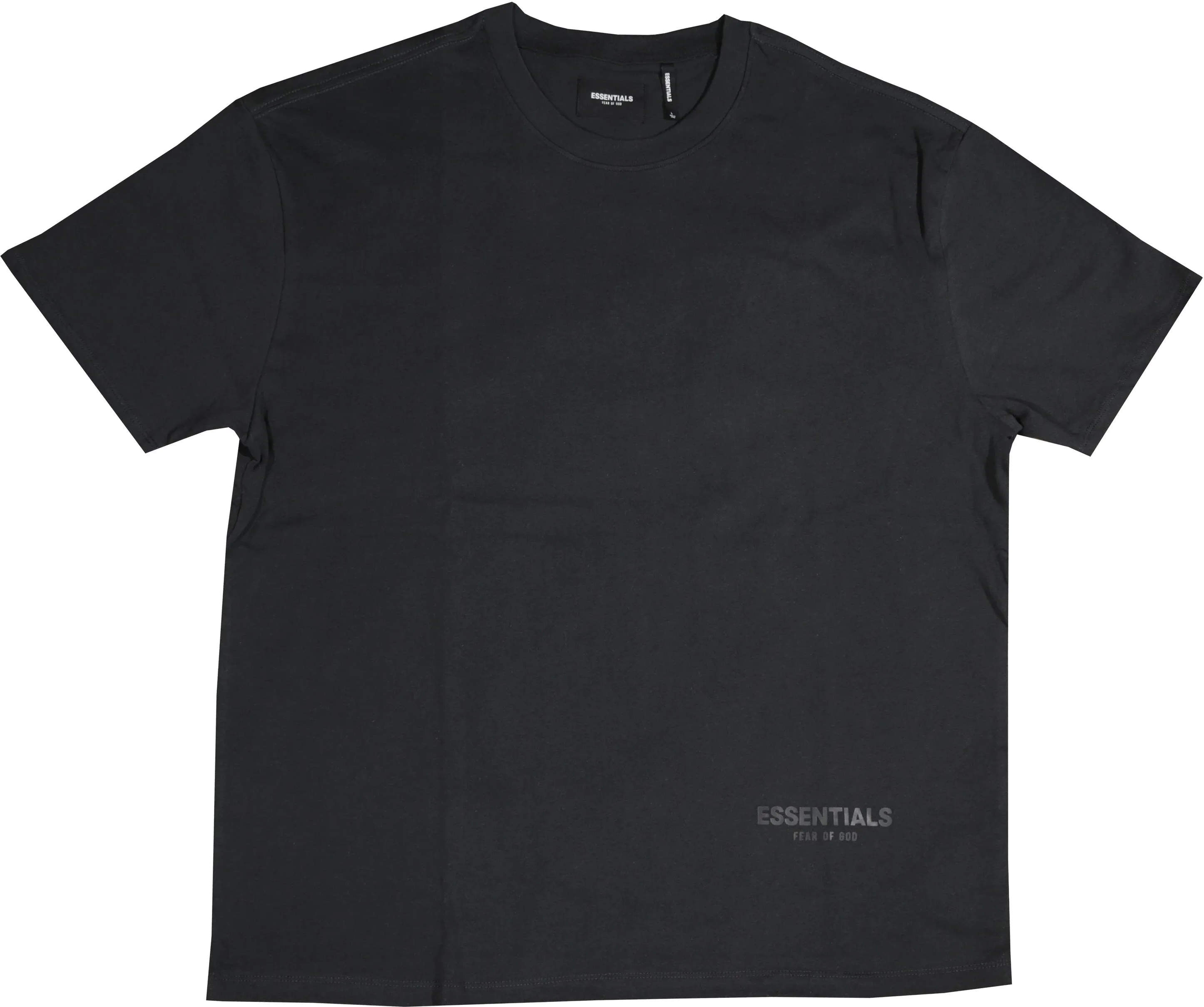 FEAR OF GOD ESSENTIALS "3M Logo" Boxy Tee Black