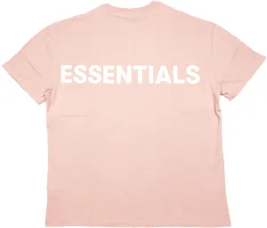 FEAR OF GOD ESSENTIALS "3M Logo" Boxy Tee Blush