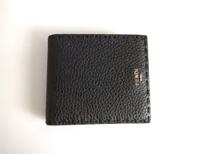 Fendi Black Selleria Bi-fold Wallet
