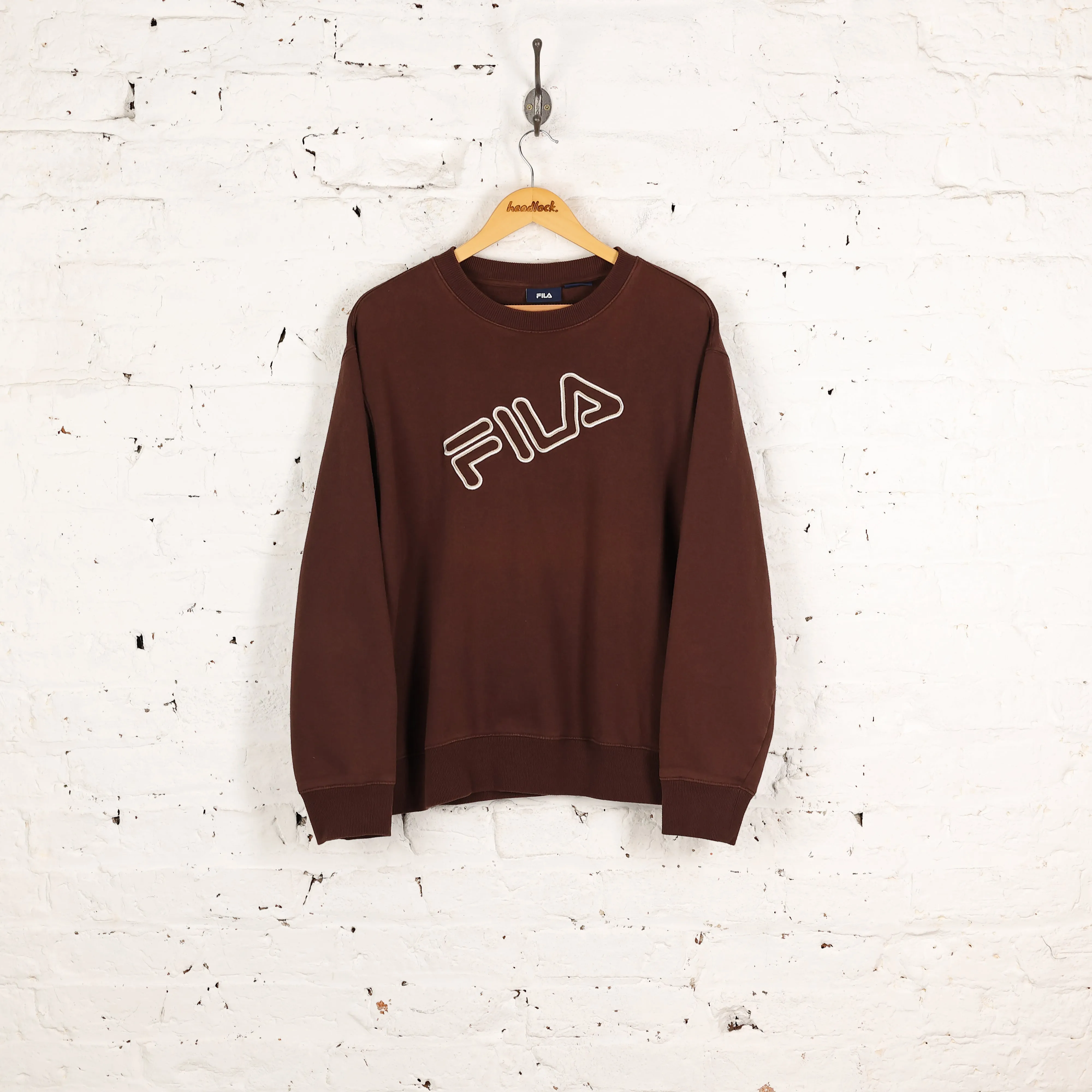 Fila 90s Sweatshirt - Brown - XL