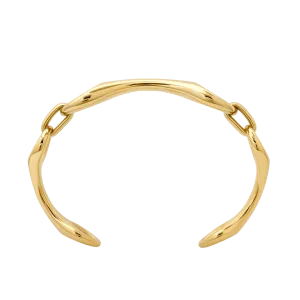 Fine Triple Linked Double Beam Cuff