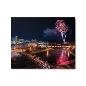 Fireworks - Metal print 16" x 20"