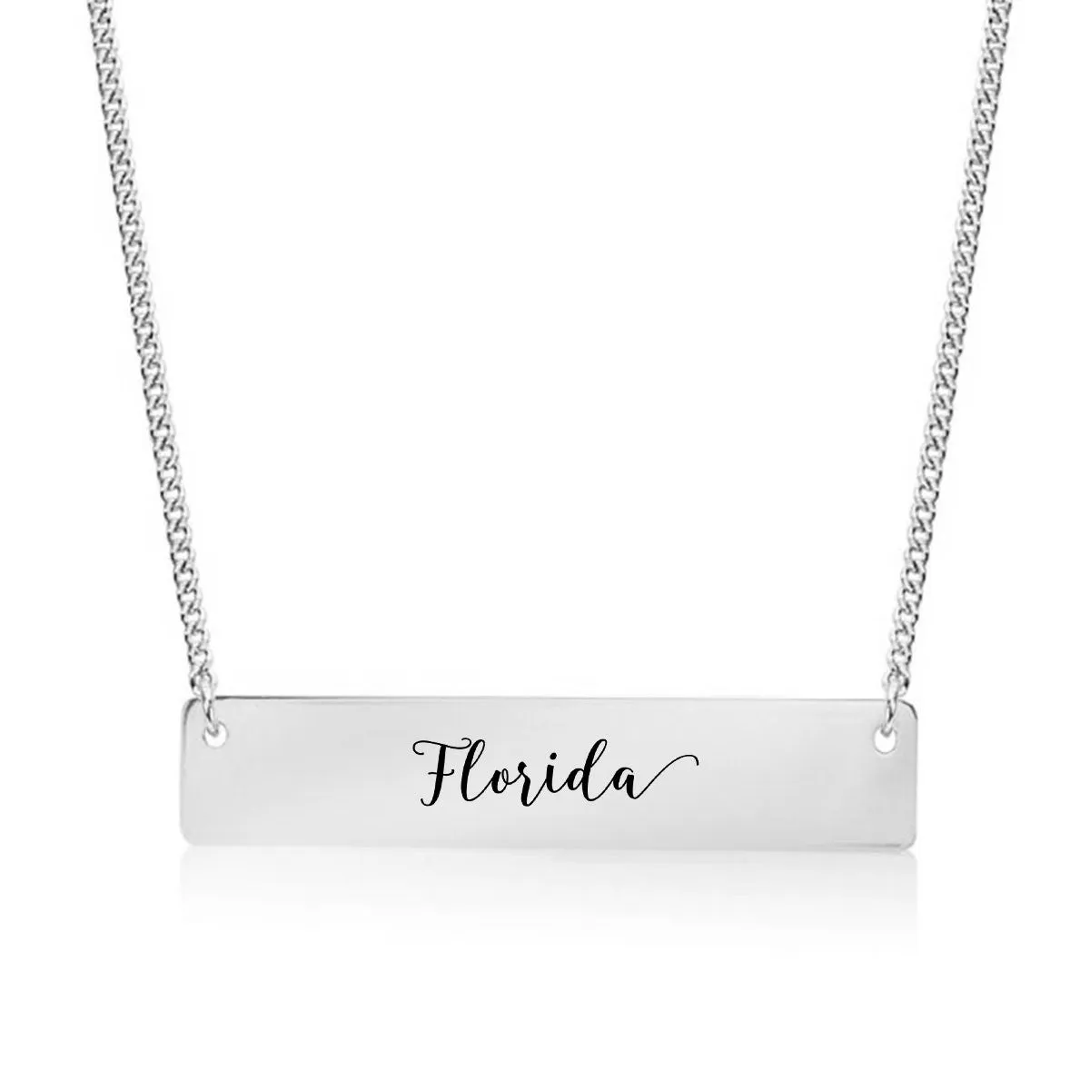 Florida Gold / Silver Bar Necklace