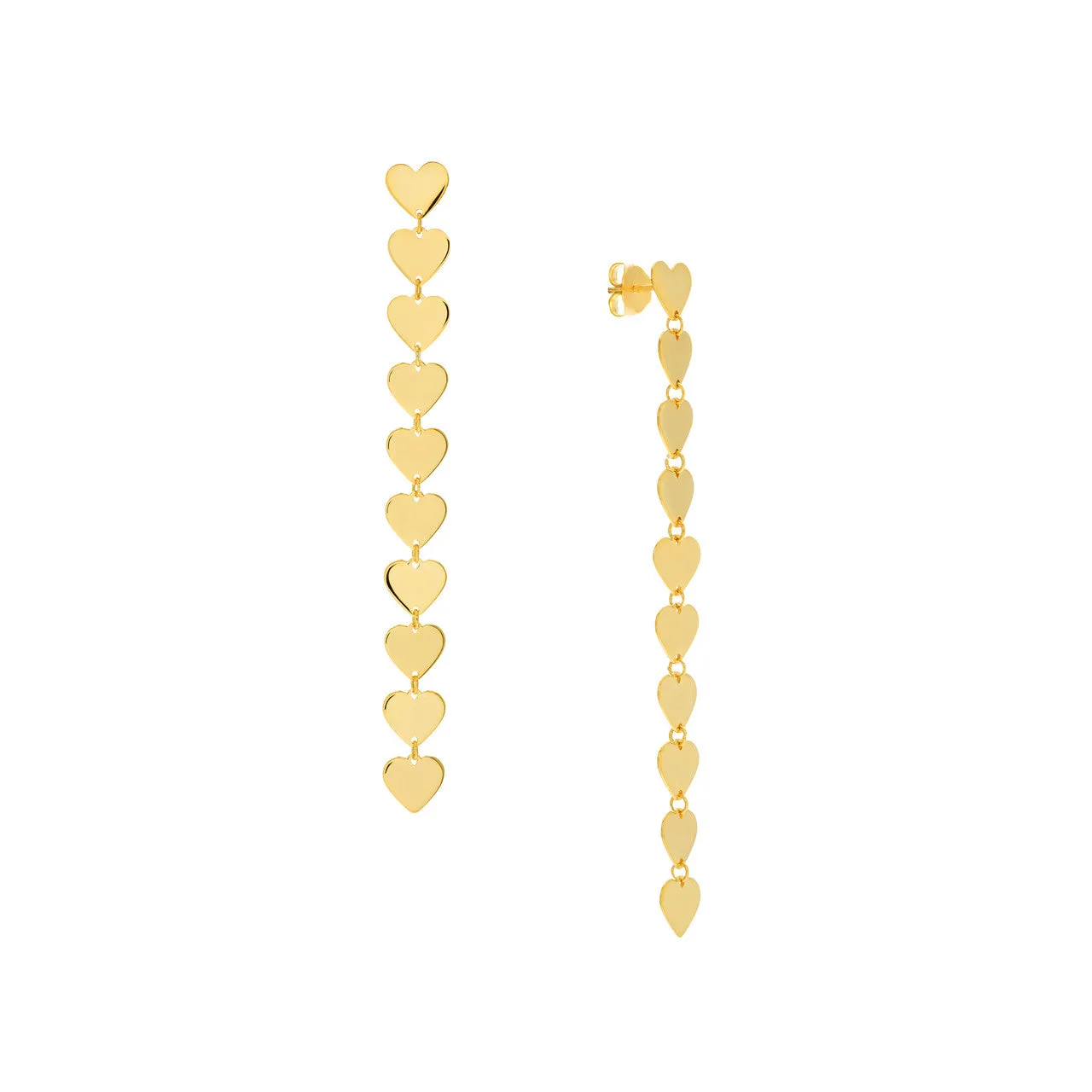 Forever Heart Drop Earrings