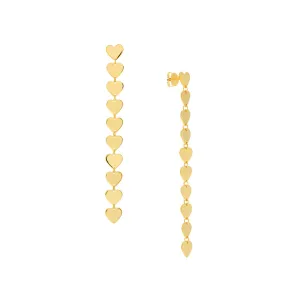 Forever Heart Drop Earrings