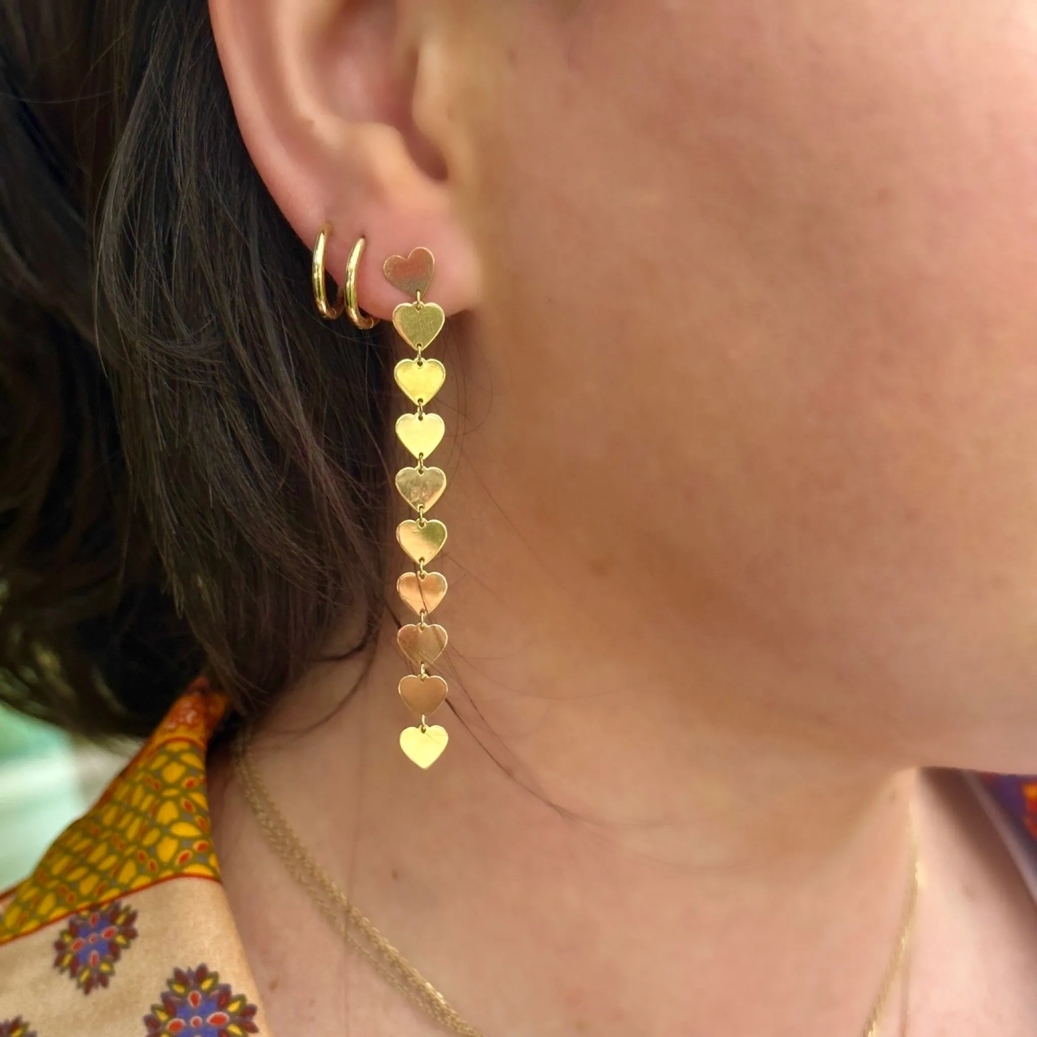 Forever Heart Drop Earrings