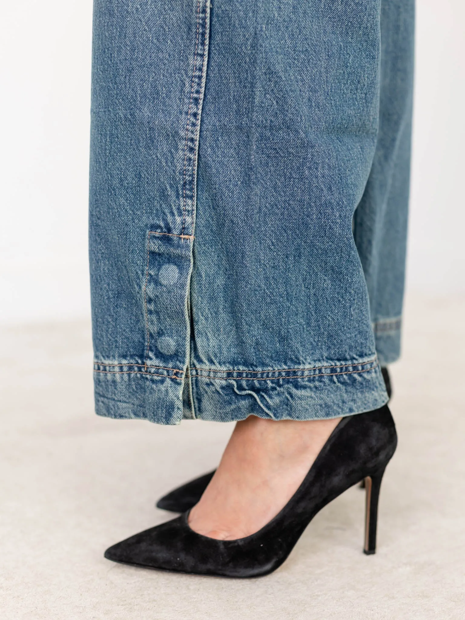Free People Benji Relaxed Wide Leg