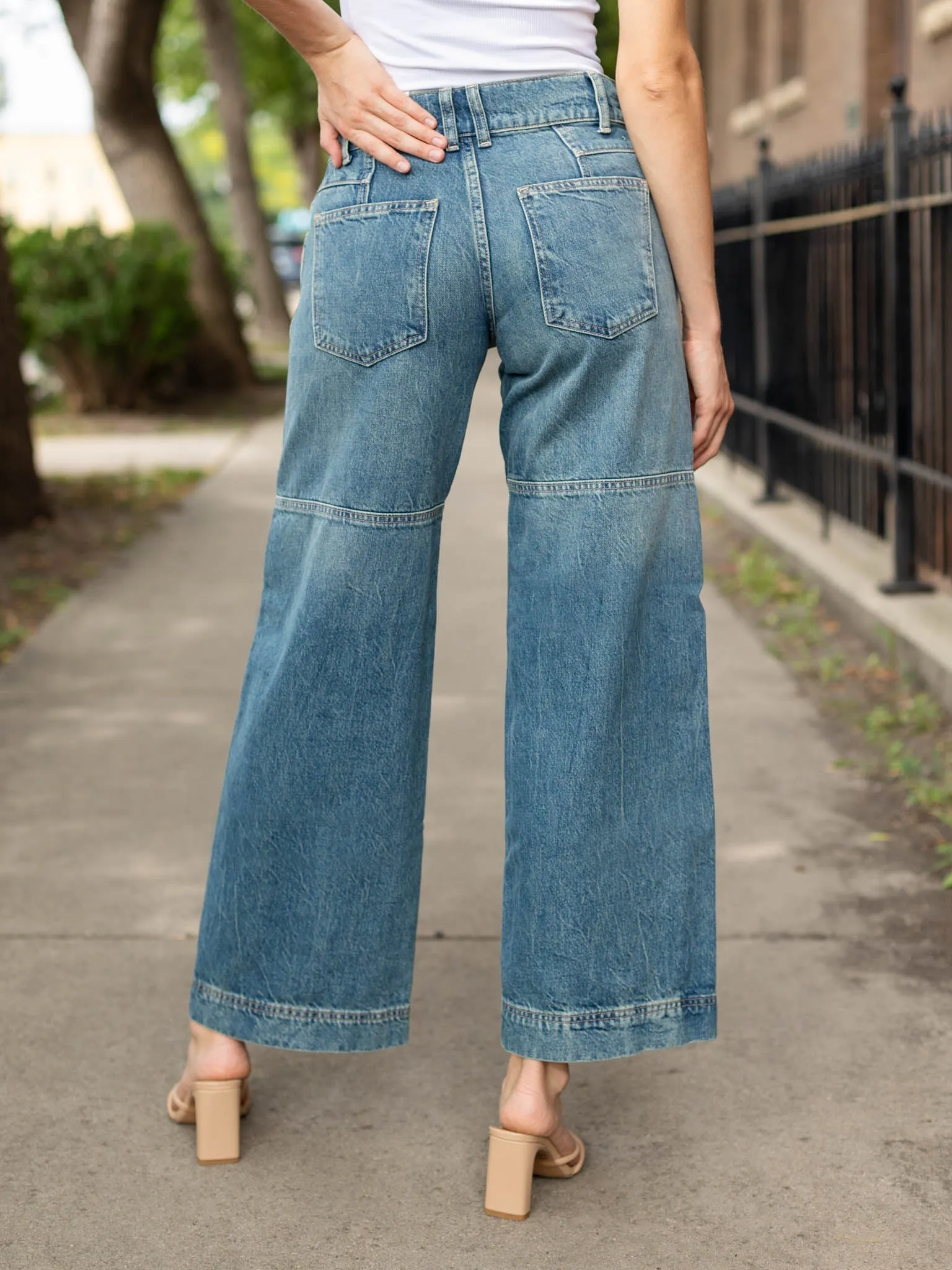 Free People Benji Relaxed Wide Leg