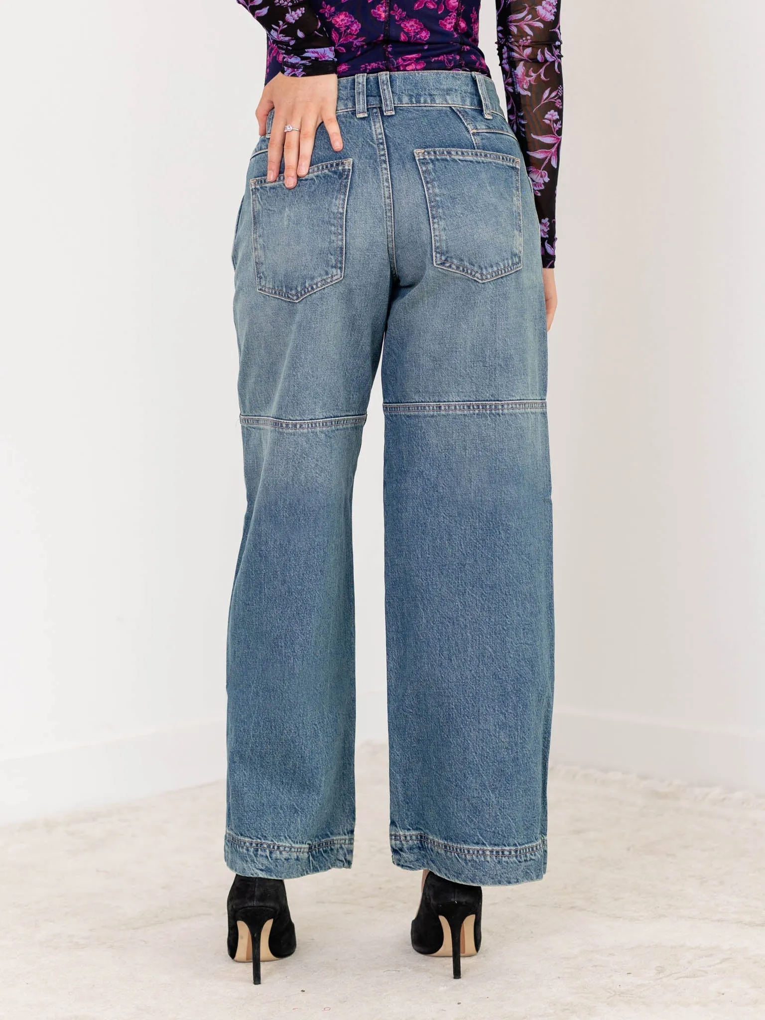 Free People Benji Relaxed Wide Leg