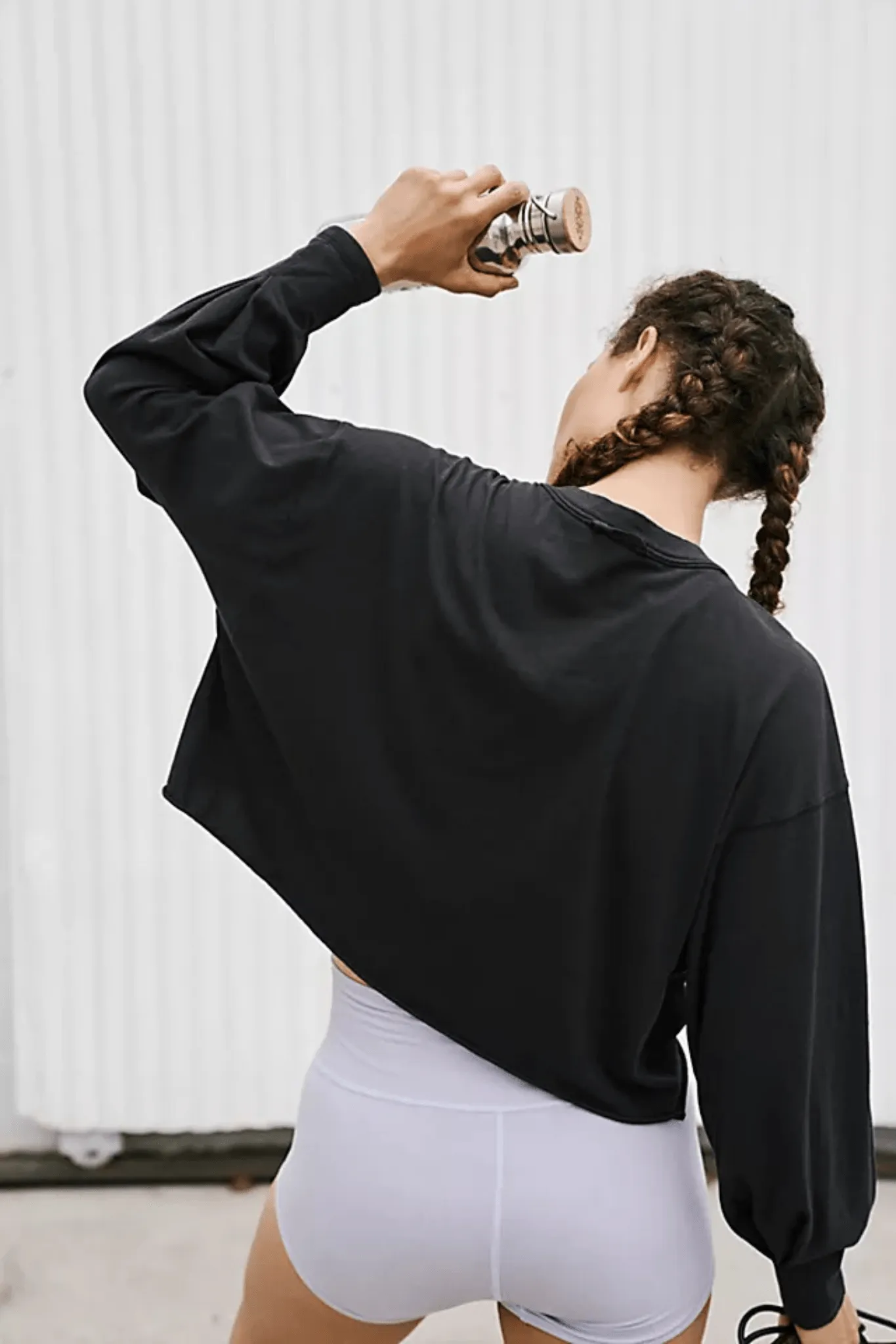 Free People: Inspire Layer Tee in Black
