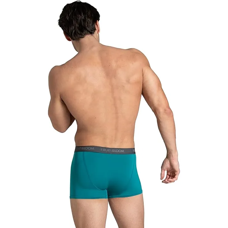 Fruit of the Loom Men's Micro Stretch Boxer Briefs, Designed to Move with You, Lightweight & Moisture Wicking