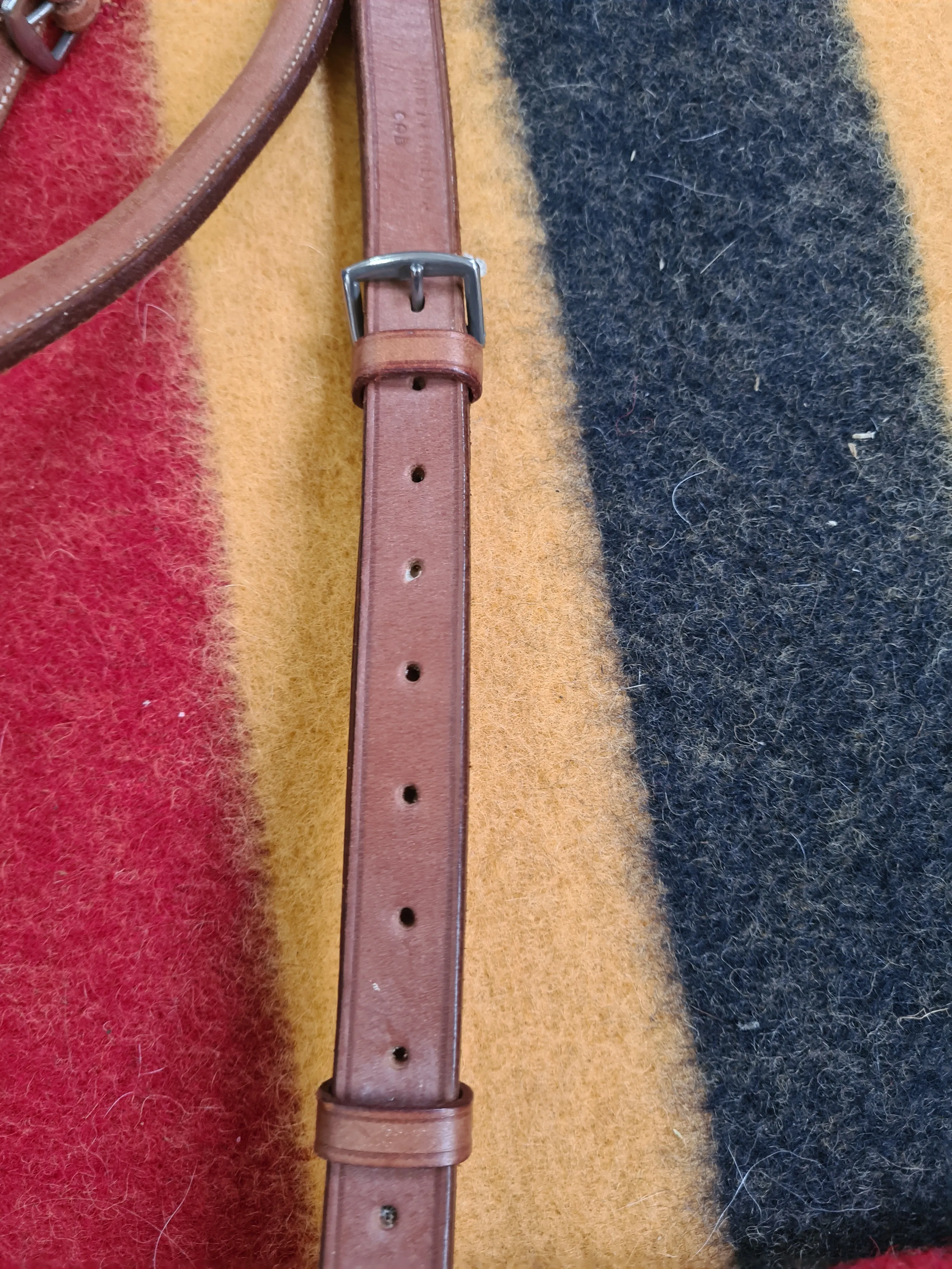 Full size tanned leather standing martingale FREE POSTAGE☆