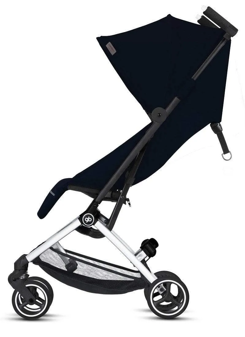 GB Pockit Plus All-City Stroller - Velvet Black with Raincover