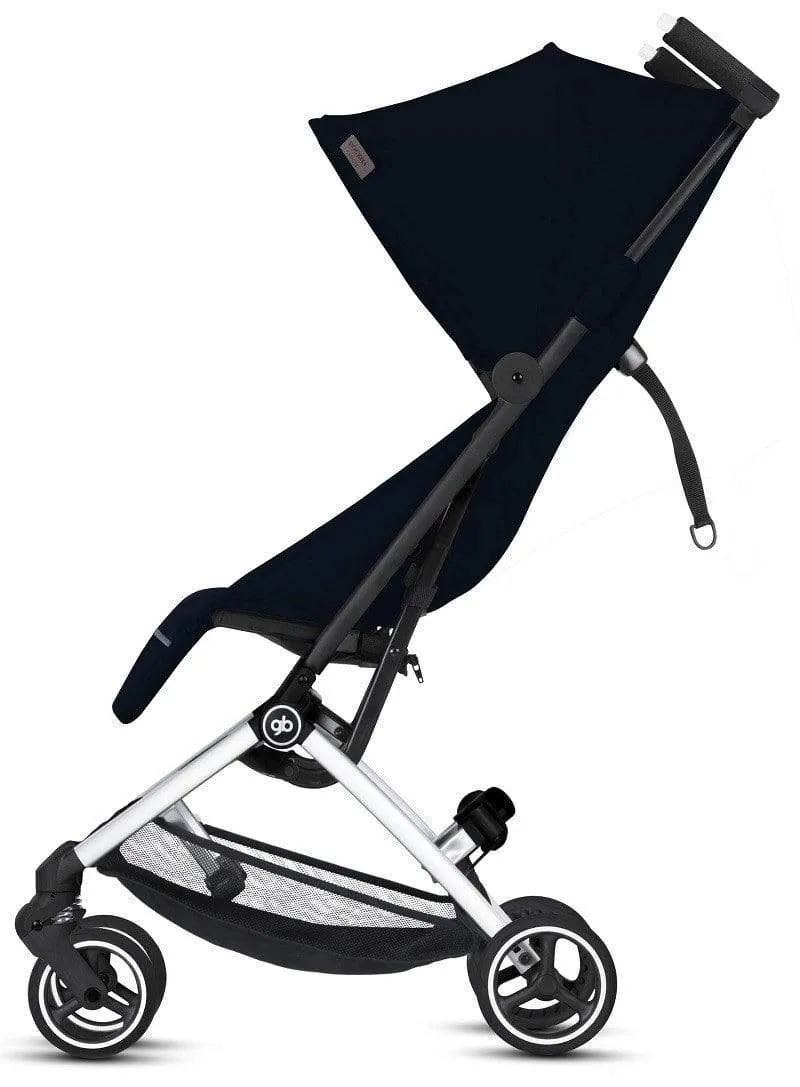 GB Pockit Plus All-City Stroller - Velvet Black with Raincover