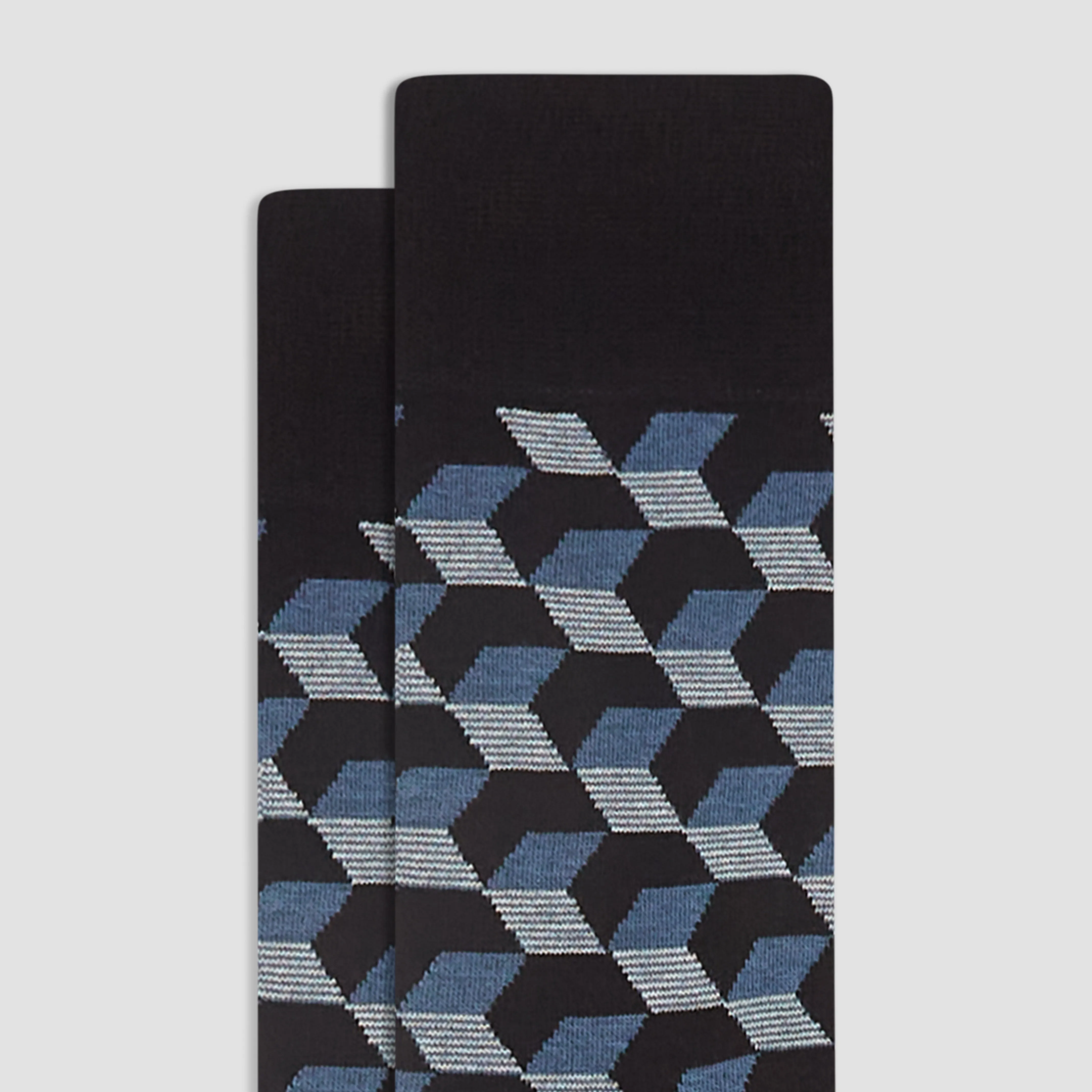 Geometric Illusion Mid-Calf Socks