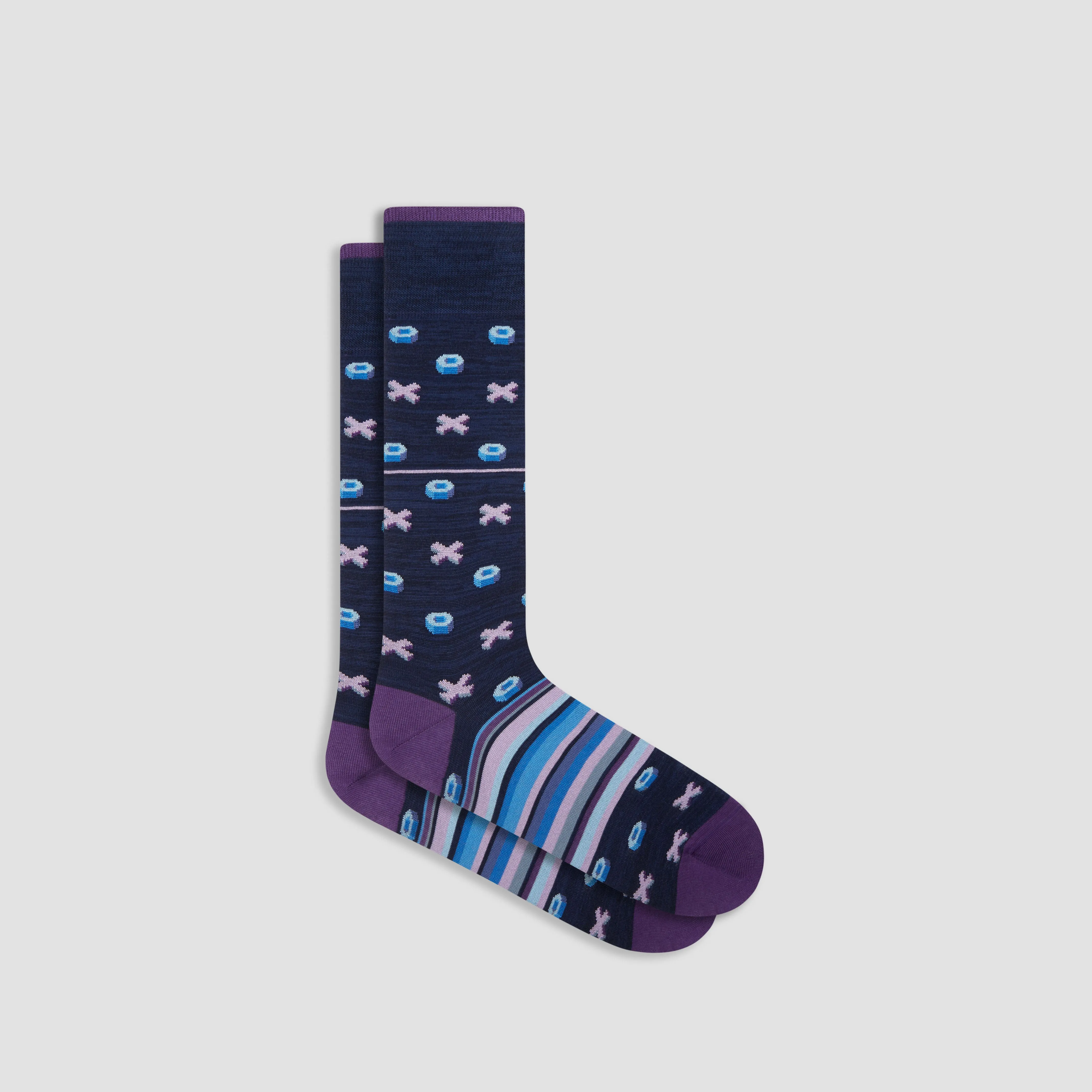 Geometric Mid-Calf Socks