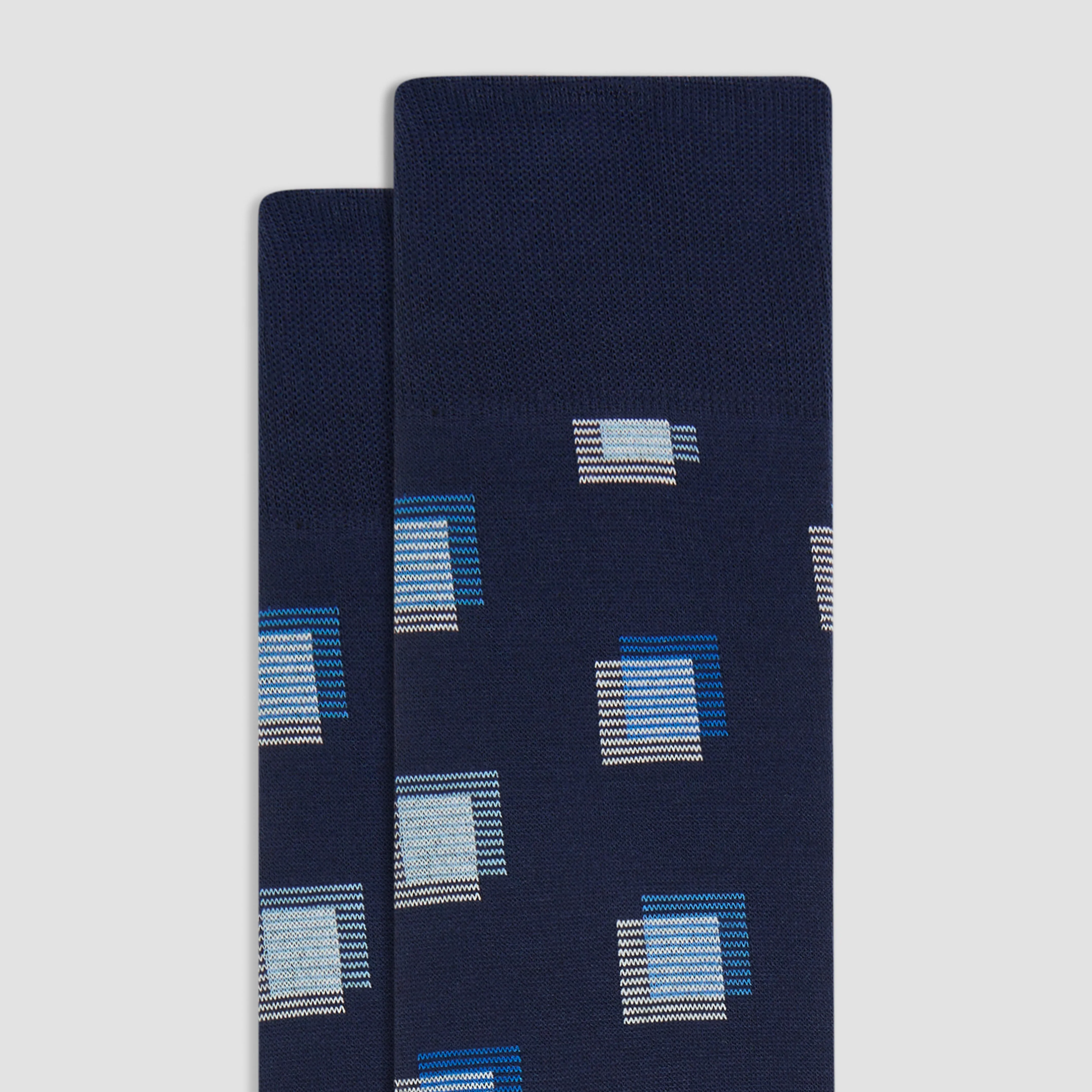Geometric Mid-Calf Socks