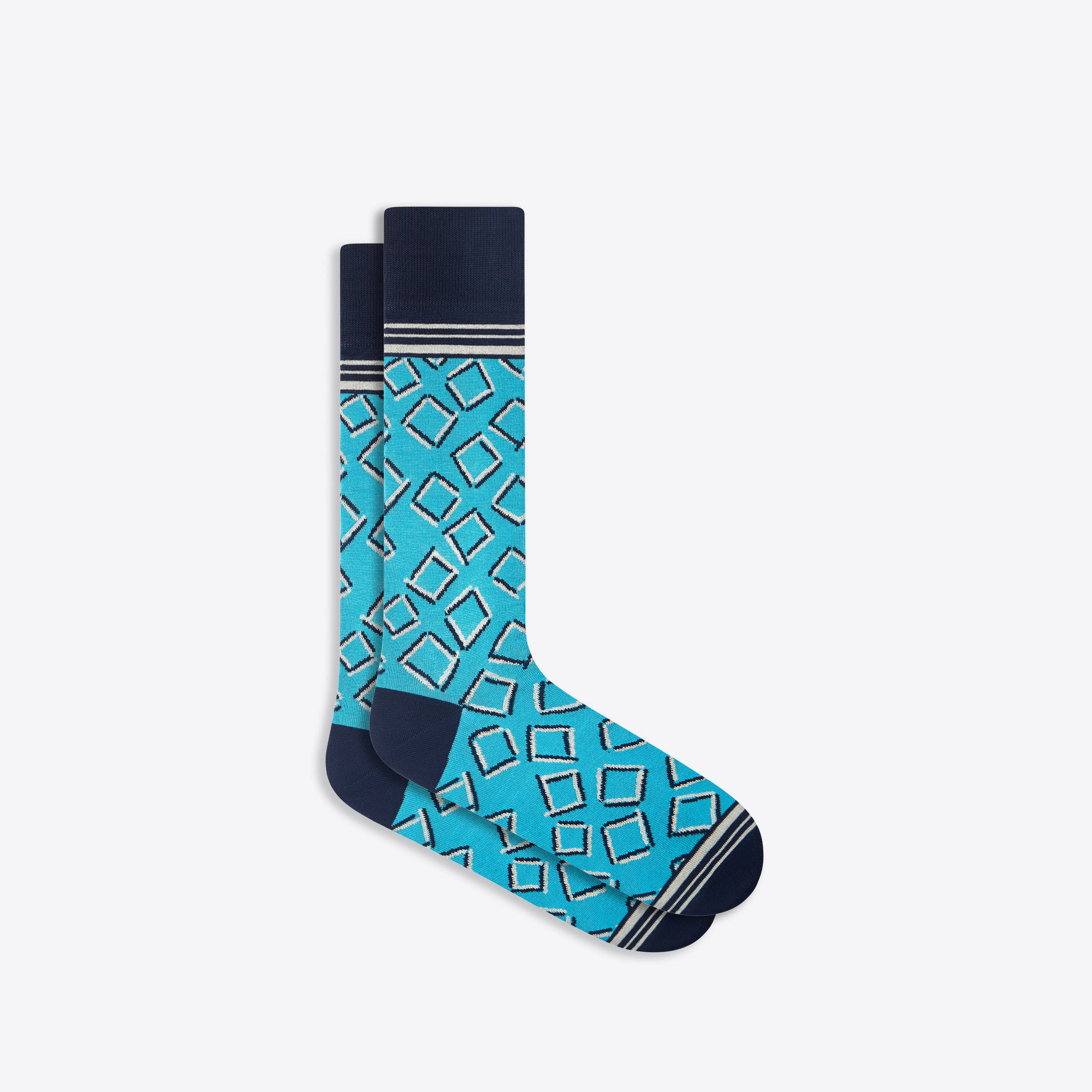 Geometric Mid-Calf Socks