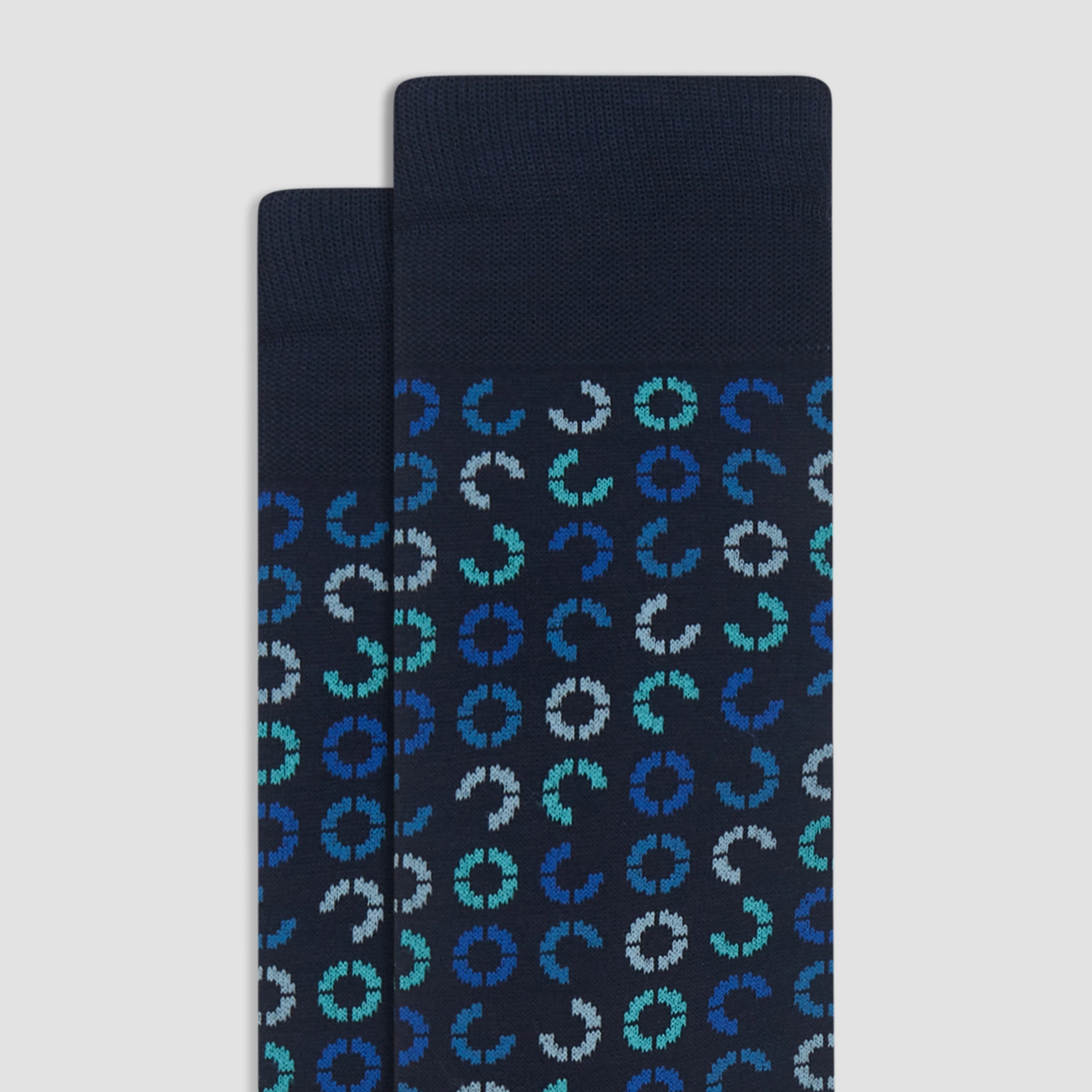 Geometric Mid-Calf Socks