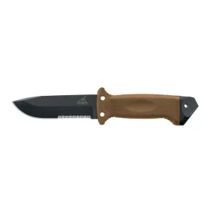 Gerber LMF II Infantry Serrated Fixed Knife Coyote Brown