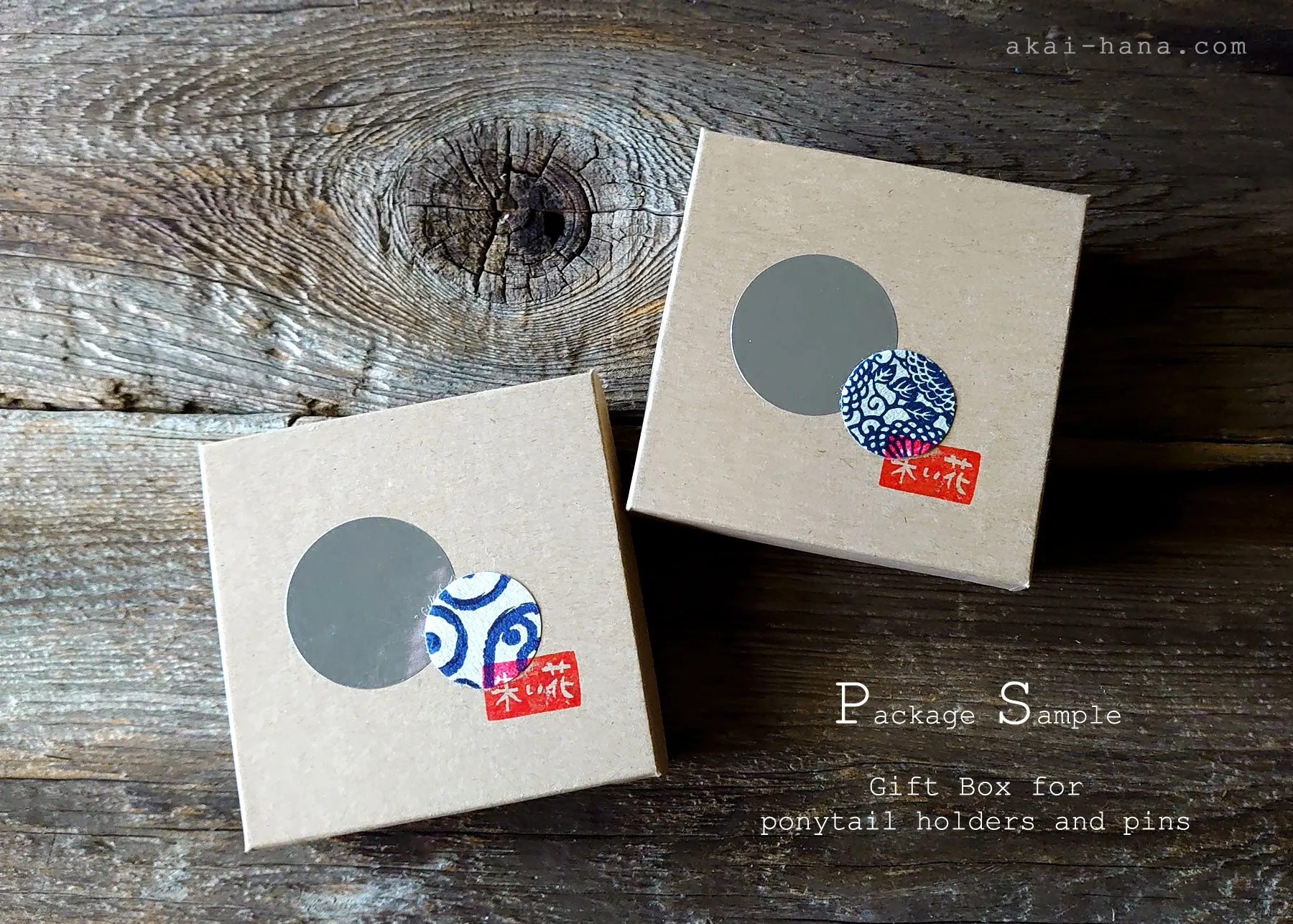 Gift Box for ponytail Holders and Pins