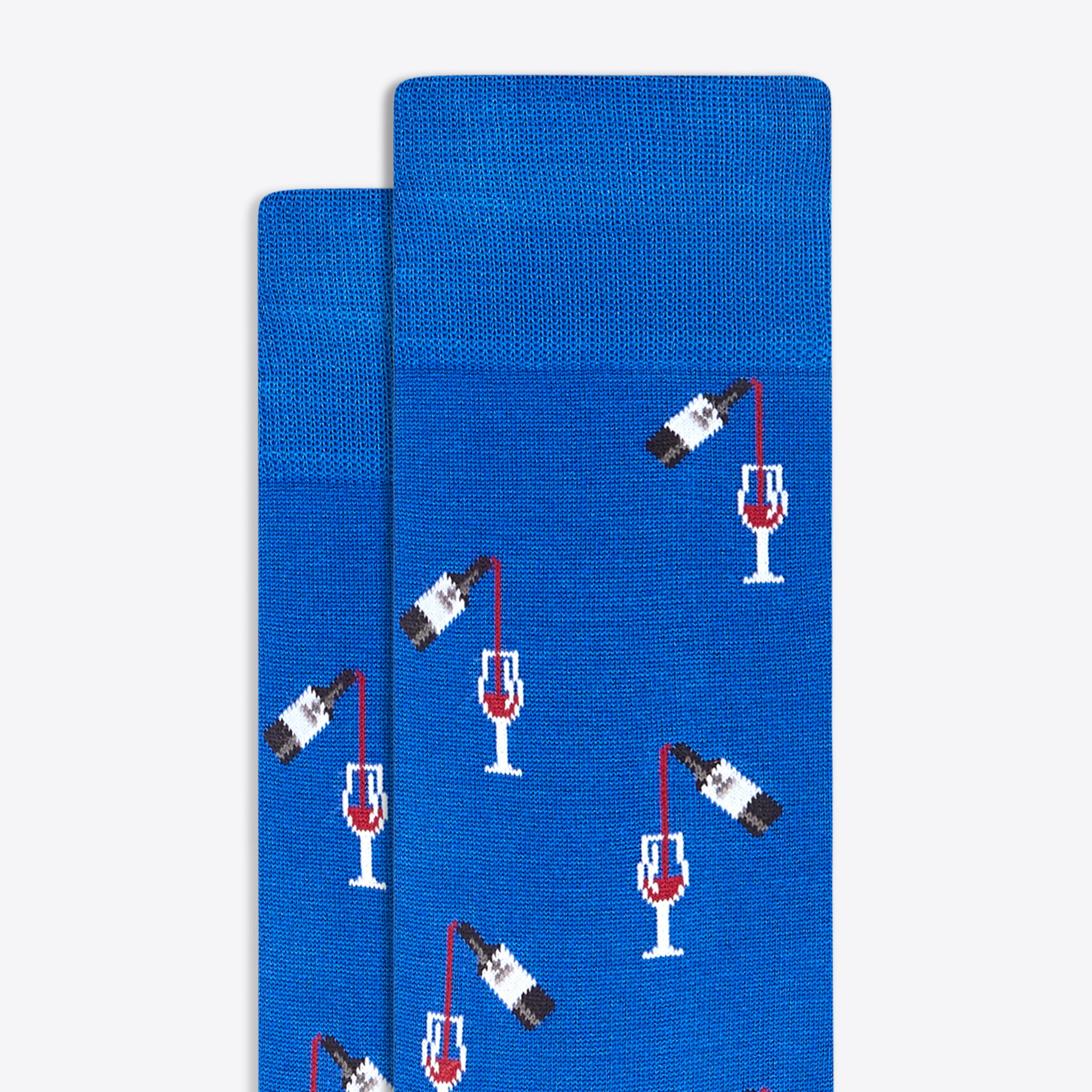 Glass of Wine Mid-Calf Socks