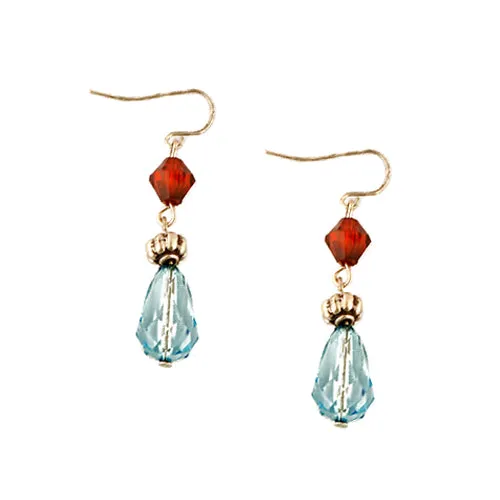 GOLD-MULTI EARRINGS  #SE30720_GLD-MLT (BG3)