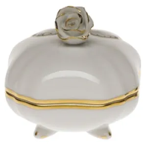 Golden Edge Covered Bonbon with Rose