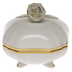 Golden Edge Covered Bonbon with Rose