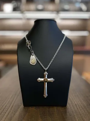 Goros Metal Cross With Metal Pendant Setup