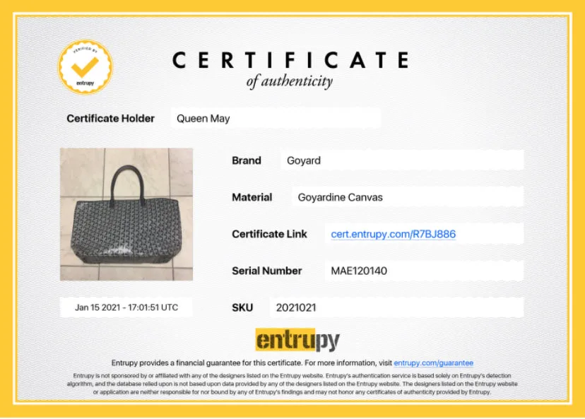 Goyard Goyardine St. Louis PM W/ Pouch (Grey)