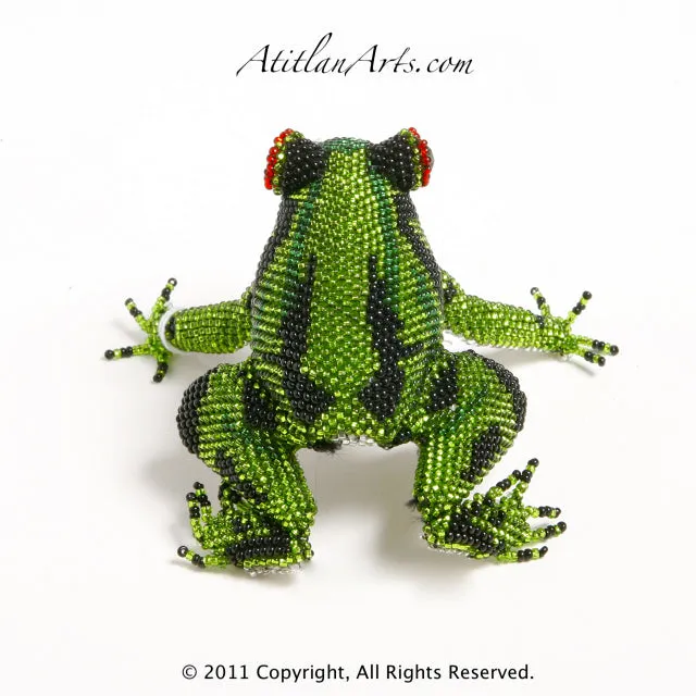 Green & Black Frog Striped 04 [Frogs]