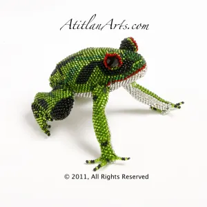 Green & Black Frog Striped 04 [Frogs]