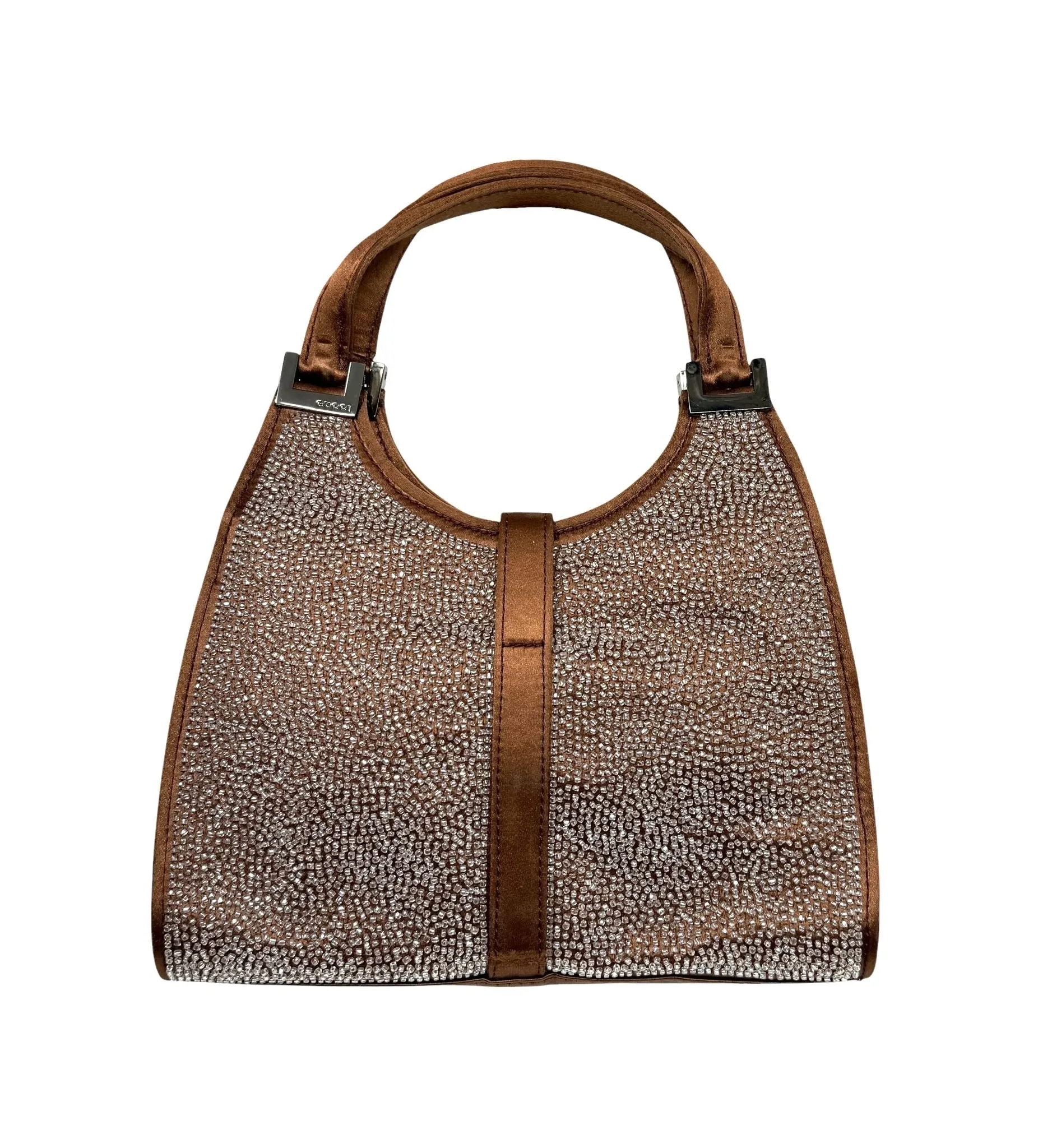 Gucci Brown Beaded Mini Jackie Bag
