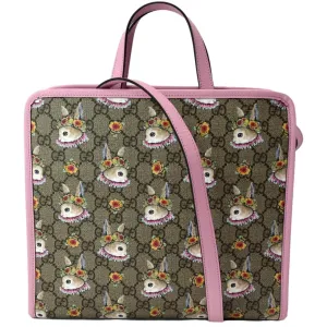 GUCCI Children's Yuko Higuchi GG Supreme Tote Bag Pink 630542