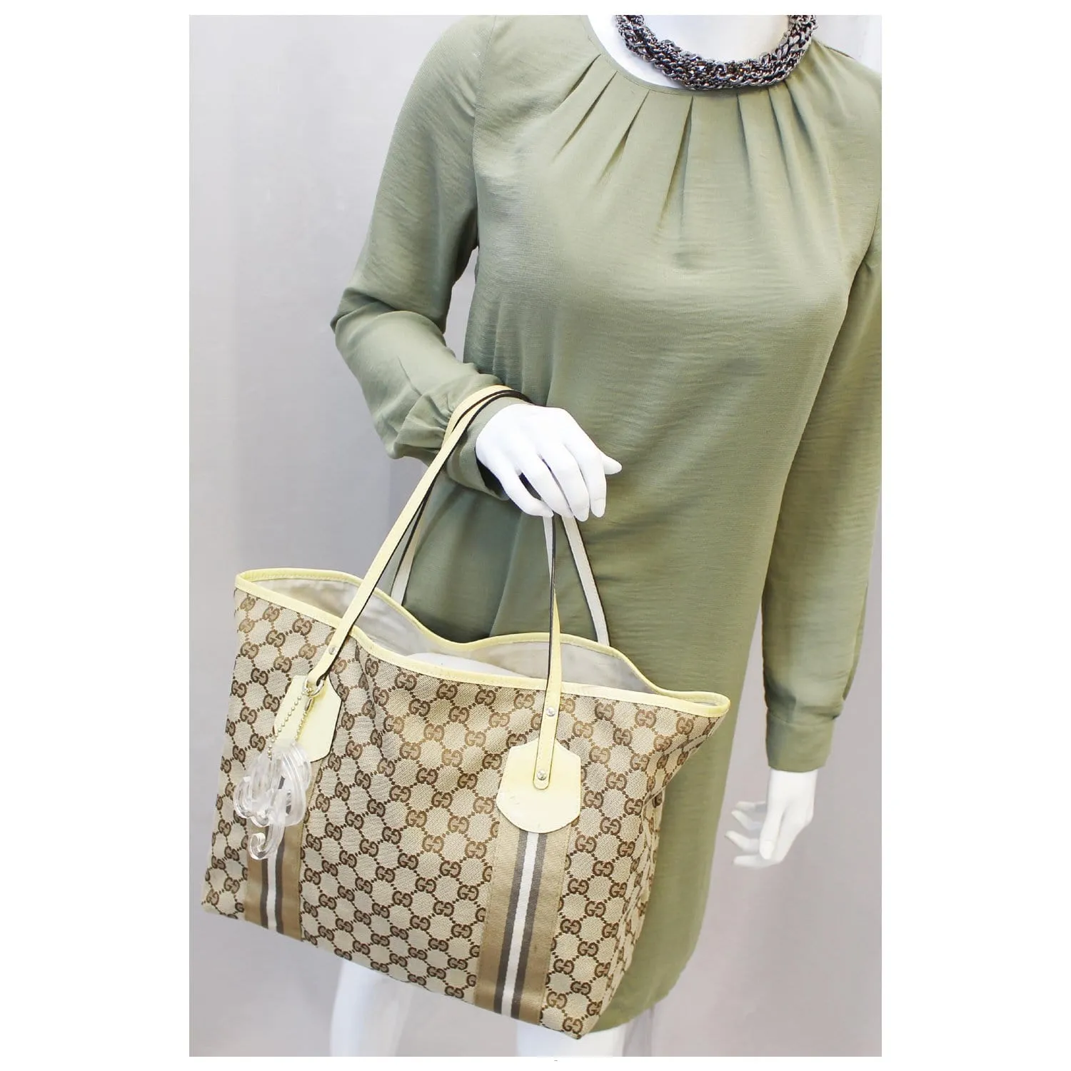 GUCCI GG Monogram Large Jolie Tote Bag