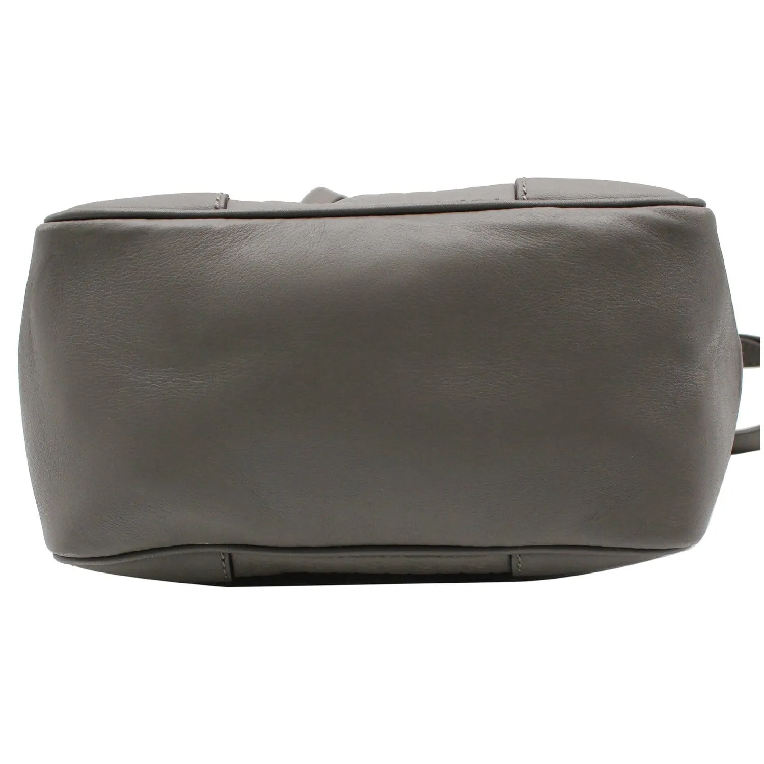 GUCCI Small Bree GG Guccissima Leather Tote Crossbody Bag Grey 449241