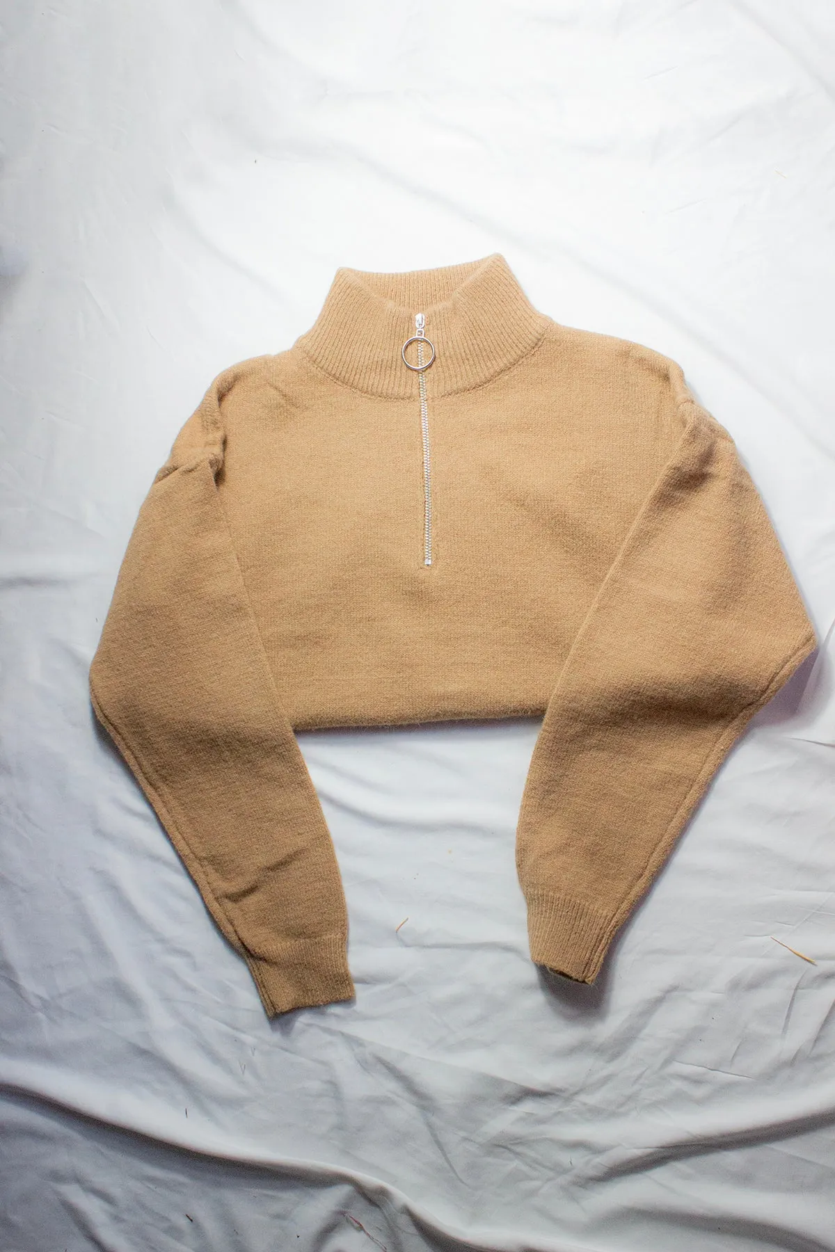 Half Zip Front Pull Over Jumper
