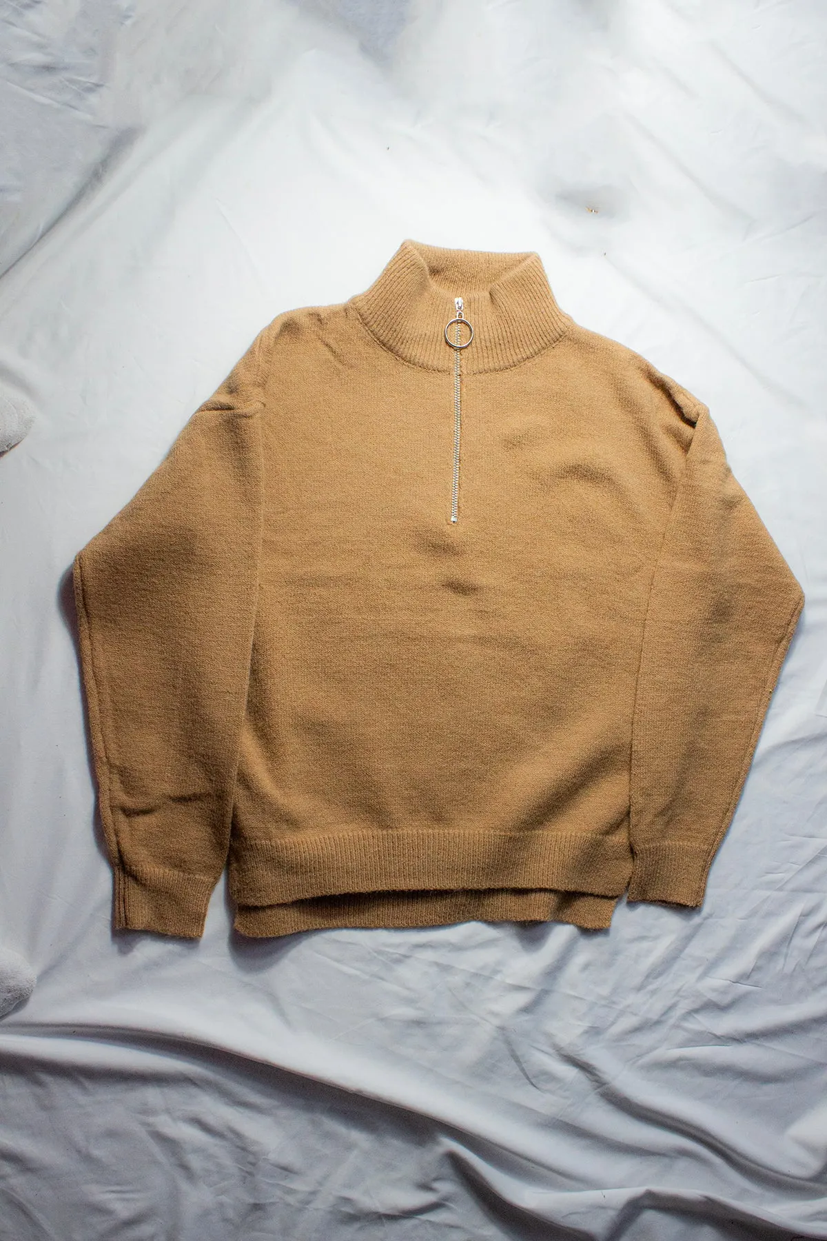 Half Zip Front Pull Over Jumper