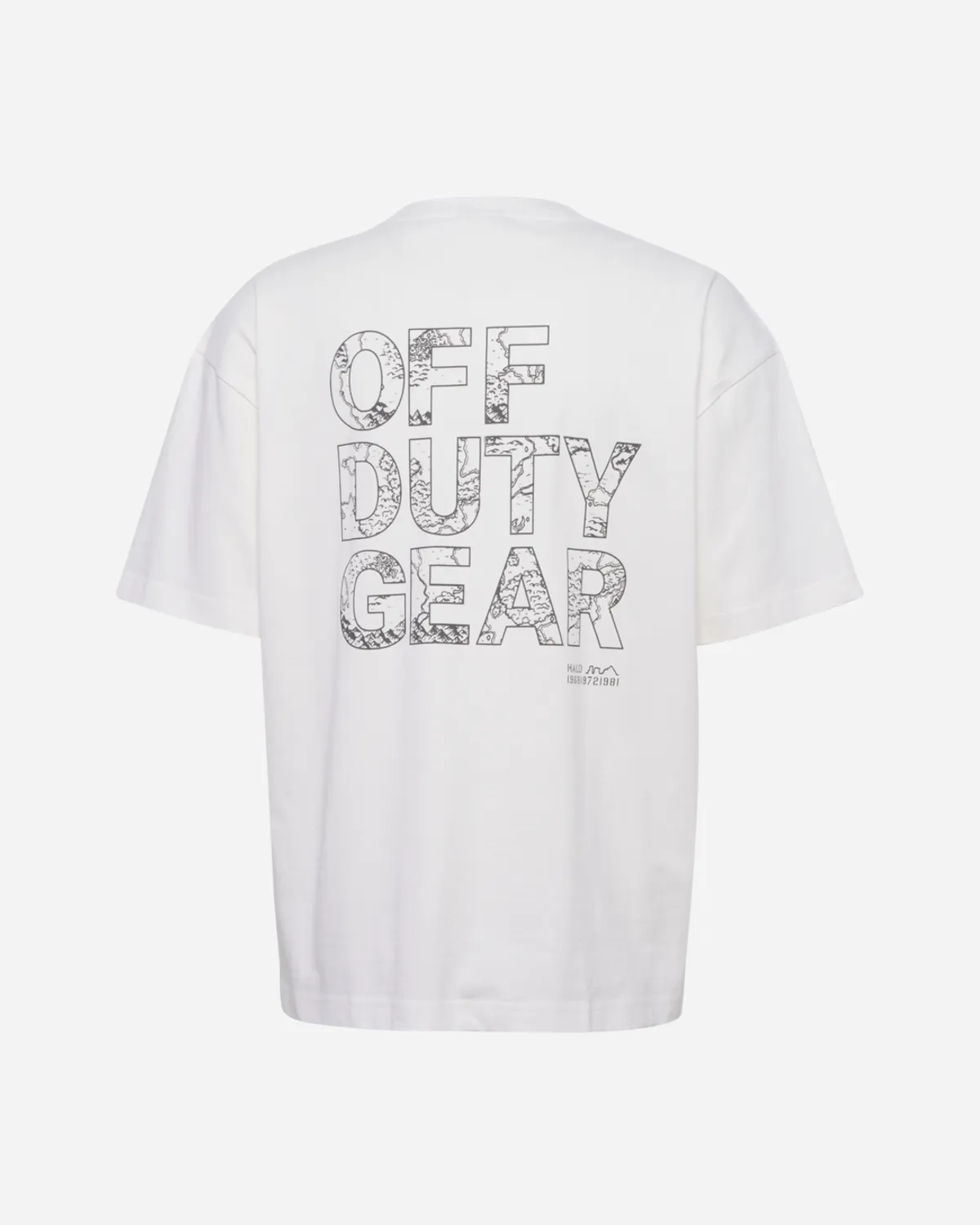 Halo Graphic T-Shirt Boxy 01 - Marshmallow