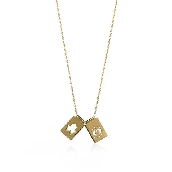 Hamsa Eye Necklace by Anuja Tolia