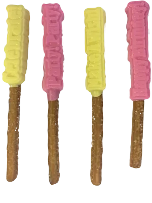 Happy Birthday Chocolate Covered Pretzels
