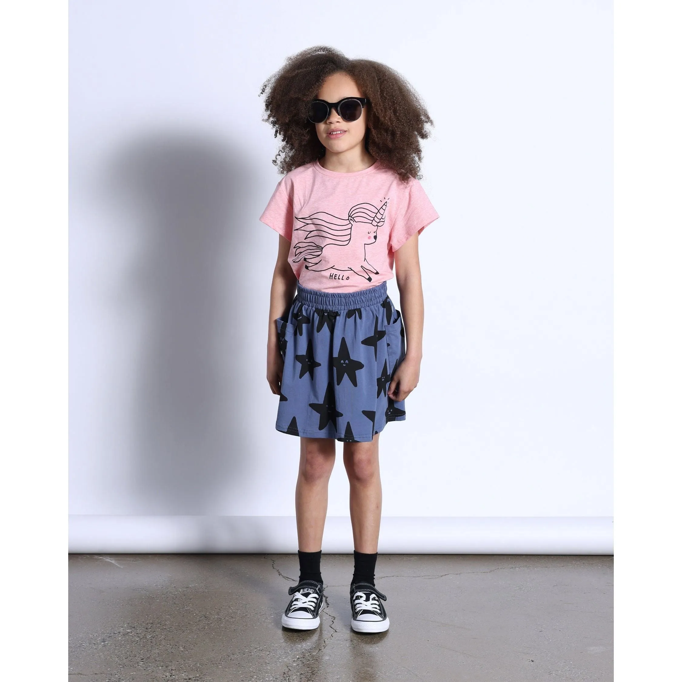 Happy Stars Skirt- Midnight