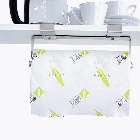 Hasen Under Cabinet Paper Towel Holder Paper Towel Hanger Brushed Stainless Steel Paper Towel Rack Kitchen Paper Towel Holder No Screws Needed