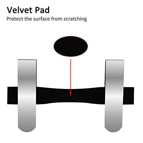 Hasen Under Cabinet Paper Towel Holder Paper Towel Hanger Brushed Stainless Steel Paper Towel Rack Kitchen Paper Towel Holder No Screws Needed