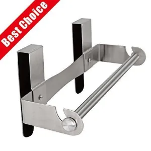 Hasen Under Cabinet Paper Towel Holder Paper Towel Hanger Brushed Stainless Steel Paper Towel Rack Kitchen Paper Towel Holder No Screws Needed