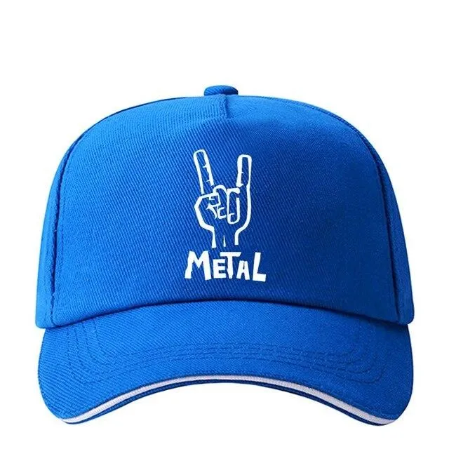Heavy Metal Printed Baseball Cap Women Men's Snapback Hat Cotton Unisex SJA